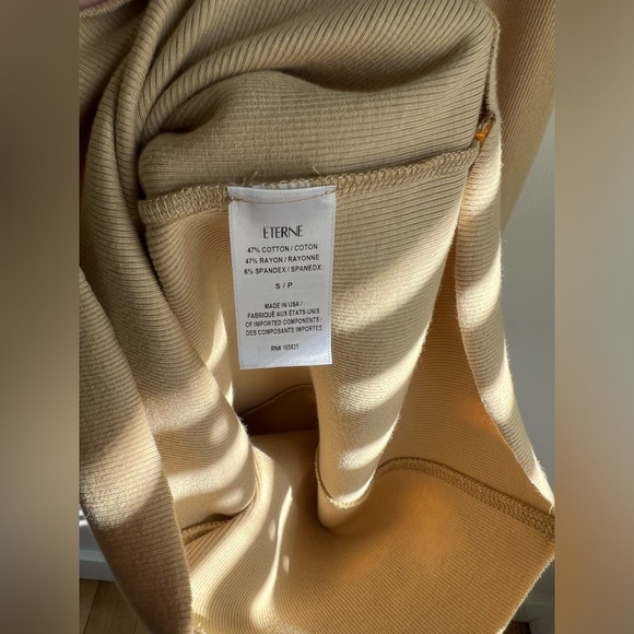 New With Tags NWT Éterne Tank Maxi Dress in Sand Small - Picture 5 of 7